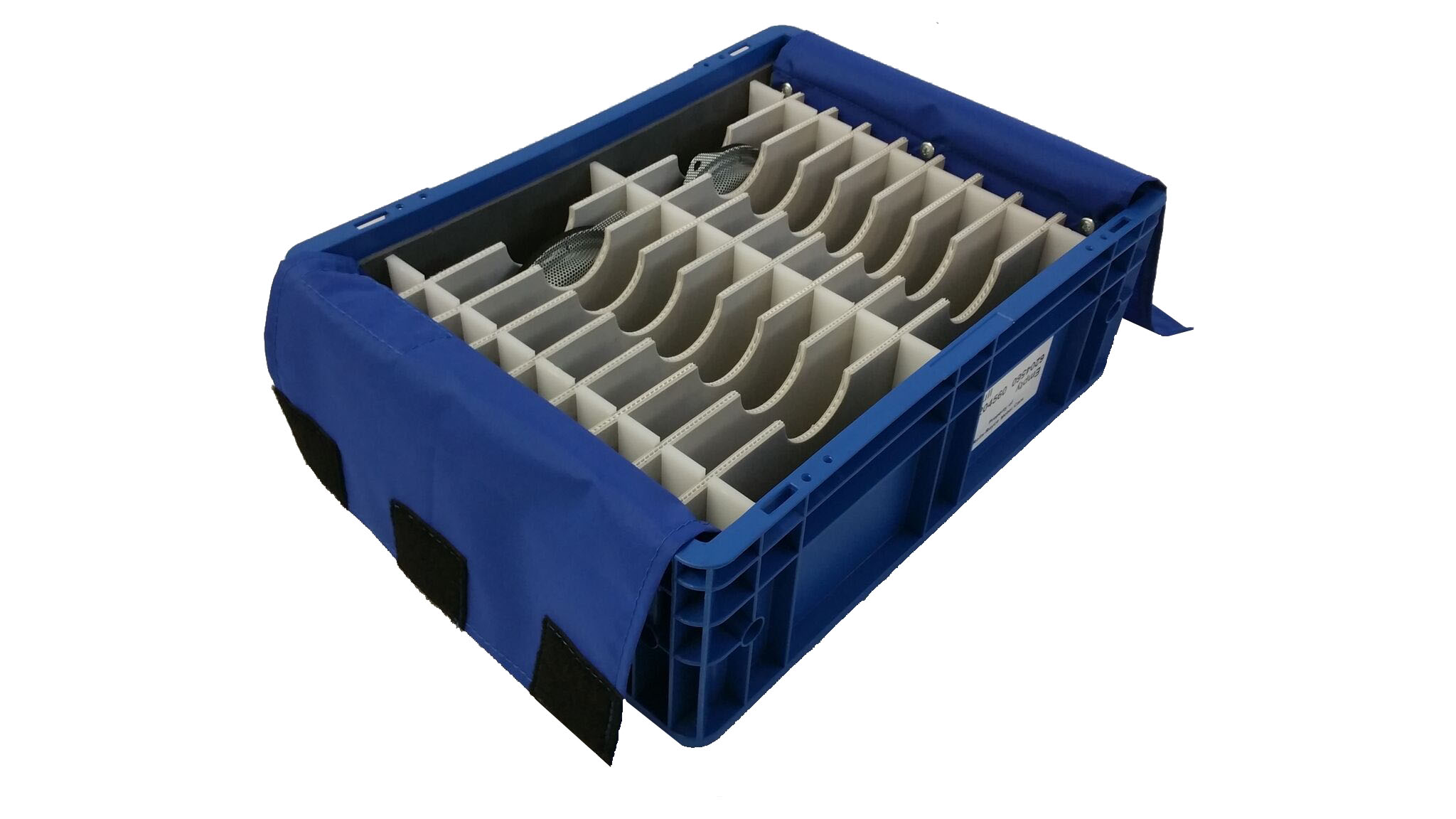 KLT with Correx Dividers - Reusable Packaging Solutions | MJSolpac | Solpac | MJSystems | Solutions Packaging
